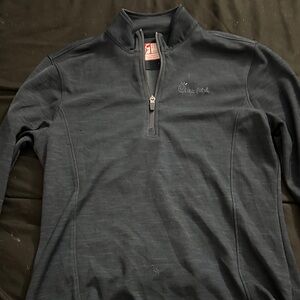Chick-fil-A TeamStyle Navy Quarter Zip Pull over - Women’s